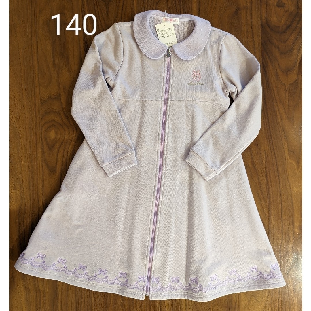 mezzo piano(メゾピアノ)のメゾピアノ　ジップワンピース　140 キッズ/ベビー/マタニティのキッズ服女の子用(90cm~)(ワンピース)の商品写真