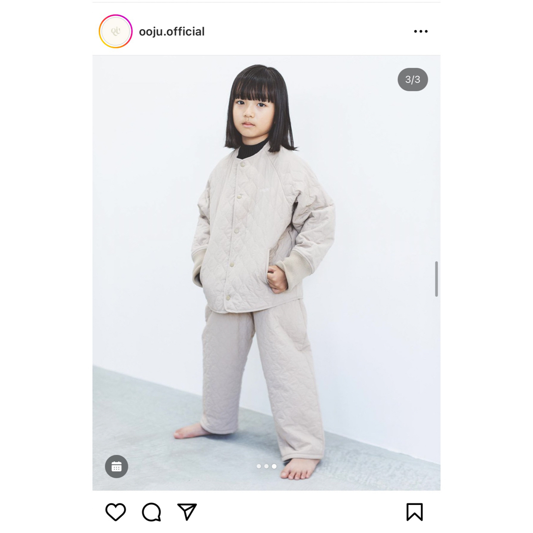 ZARA KIDS(ザラキッズ)のキルティングジャケット＋パンツ　セットアップ キッズ/ベビー/マタニティのキッズ服女の子用(90cm~)(ジャケット/上着)の商品写真