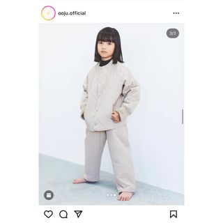 ザラキッズ(ZARA KIDS)のキルティングジャケット＋パンツ　セットアップ(ジャケット/上着)