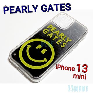 パーリーゲイツ(PEARLY GATES)の新品 【ブラックホワイト】パーリーゲイツ iPhone13mini カバー(その他)