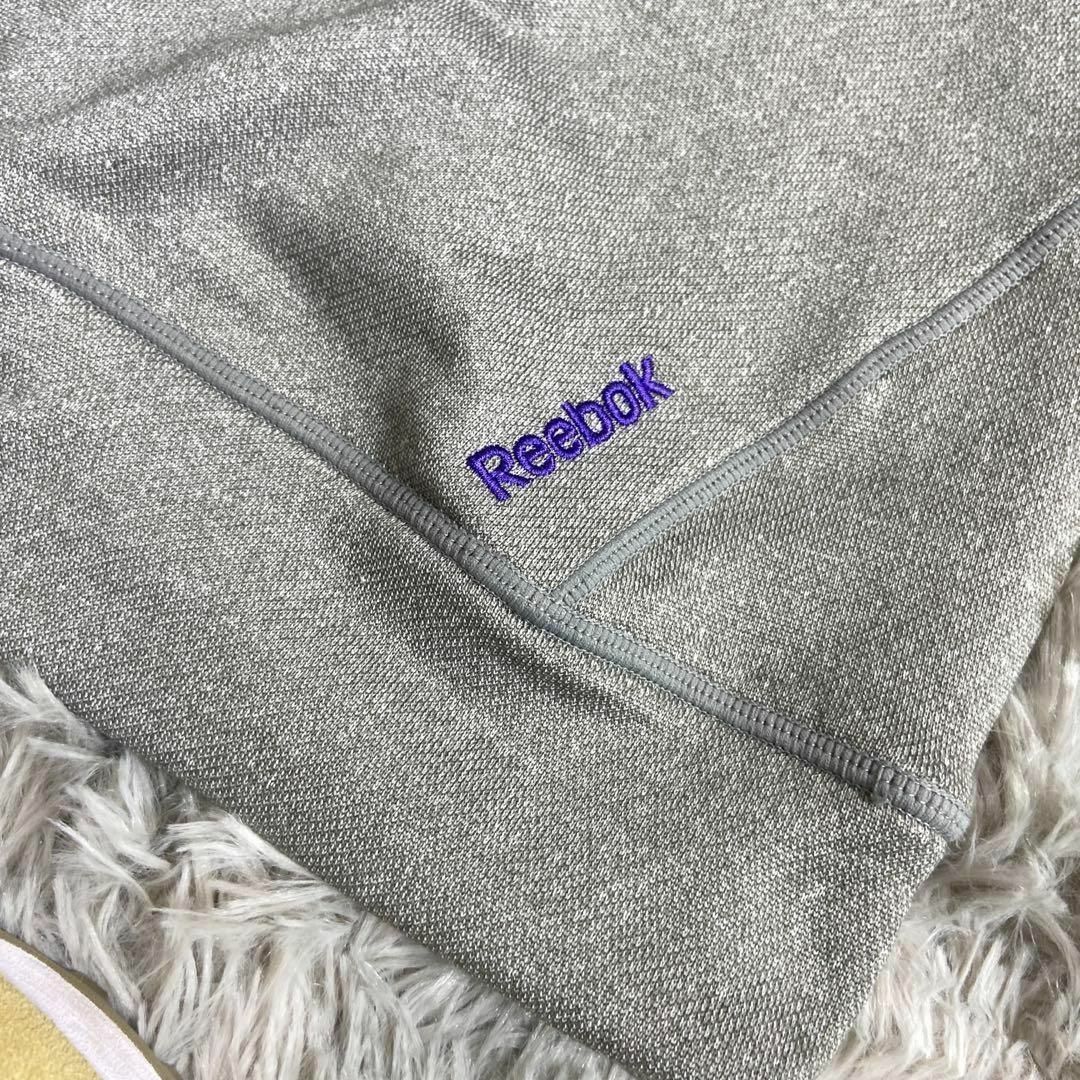 Reebok(リーボック)の【Reebok】　刺繍ロゴダウンショルダースウェット　M　古着ストリート 美品 レディースのトップス(トレーナー/スウェット)の商品写真