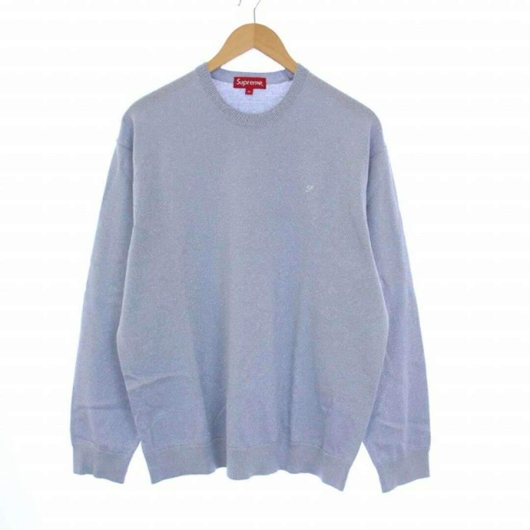 SUPREME Metallic L/S Top Light Slate575cm着丈