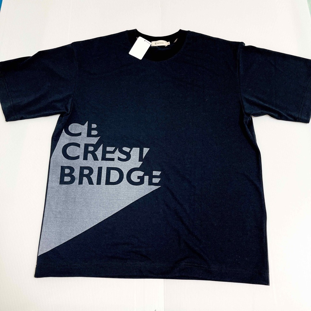 BLACK LABEL CRESTBRIDGE(ブラックレーベルクレストブリッジ)の新品　ブラックレーベル　クレストブリッジ　Tシャツ　Ｍ　ブラック メンズのトップス(Tシャツ/カットソー(半袖/袖なし))の商品写真