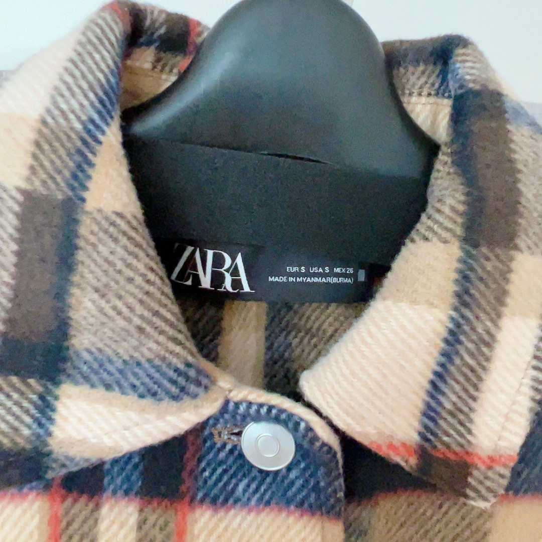 ZARA(ザラ)のZARA＊チェックジャケット レディースのジャケット/アウター(テーラードジャケット)の商品写真