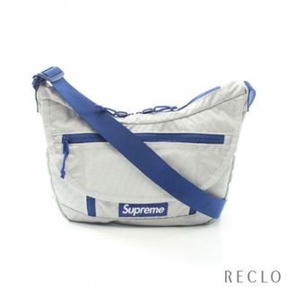 シュプリーム(Supreme)のSmall Messenger Bag ショルダーバッグ ナイロン ライトグレー ブルー SS22(ショルダーバッグ)