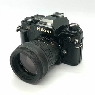 整備済み❗️Nikon FA ブラック 単焦点レンズ 望遠レンズ フラッシュ多数