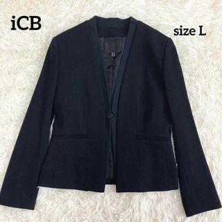 ICB   A未使用・タグ付き アイシービー シャツ  スカーフデザイン