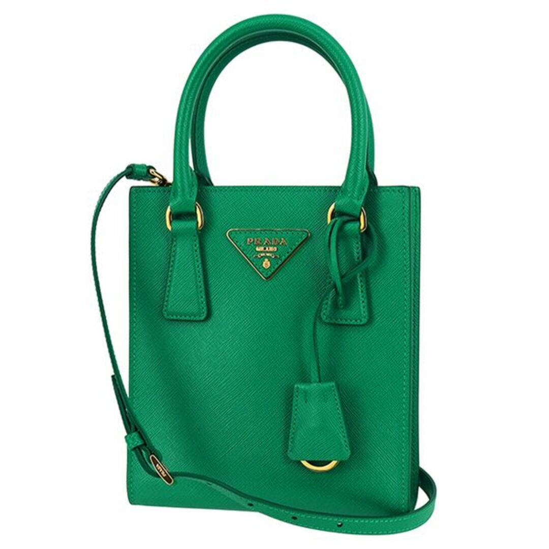 PRADA(プラダ)のプラダ バッグ レディース 2WAY ショルダーバッグ グリーン 新品 635 レディースのバッグ(ショルダーバッグ)の商品写真