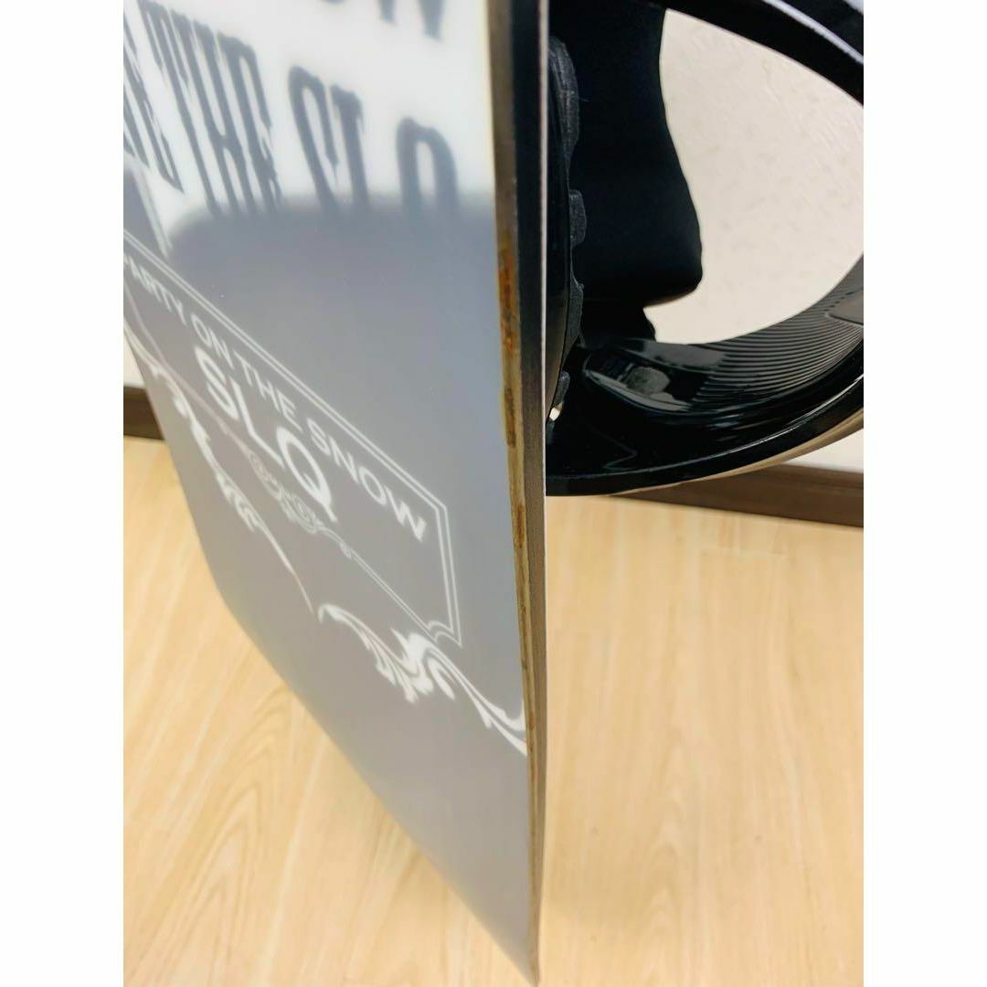 SLQ スノーボード 板 155cm ビンディング セット ダブルキャンバー