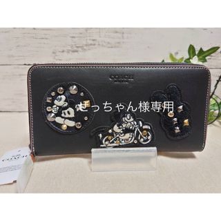 新品 COACH コーチ F59340 ディズニー コラボ ミッキーマウス 財布