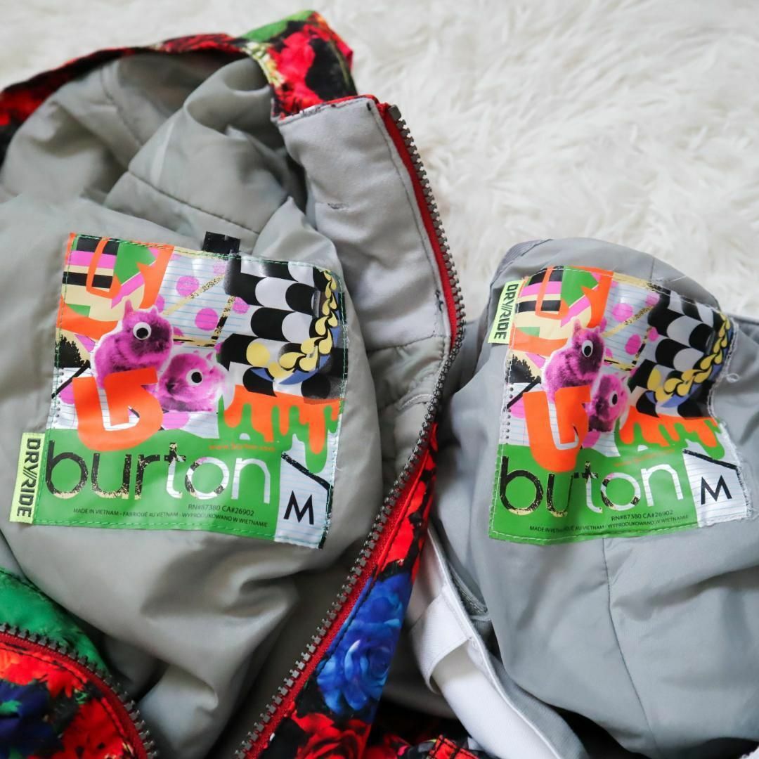 BURTON バートン スノボ スノーボードウエア ジャケット パンツ 花柄総柄-