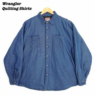 ラングラー(Wrangler)のWrangler Quilting Denim Shirts 304066(Gジャン/デニムジャケット)