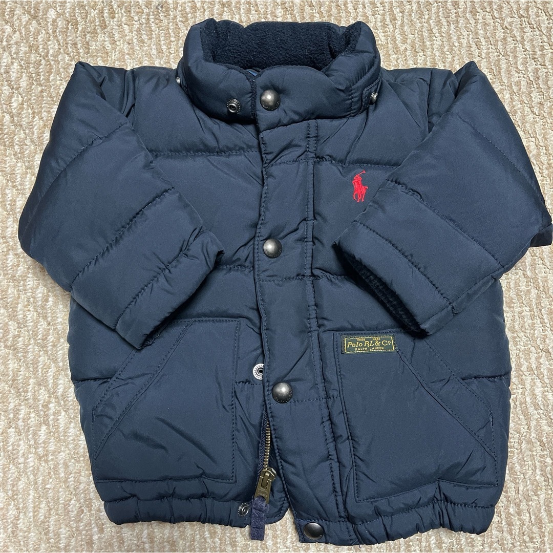 POLO RALPH LAUREN(ポロラルフローレン)のポロ　ラルフローレン　ダウンジャケット キッズ/ベビー/マタニティのベビー服(~85cm)(ジャケット/コート)の商品写真