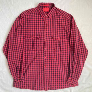 リーバイス(Levi's)の80s 香港製  Levi's リーバイス ブロックチェックシャツ L(シャツ)