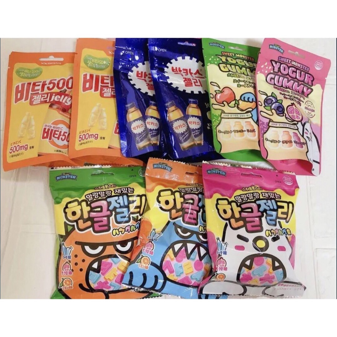 韓国お菓子　グミ　グミキャンディー　 食品/飲料/酒の食品(菓子/デザート)の商品写真