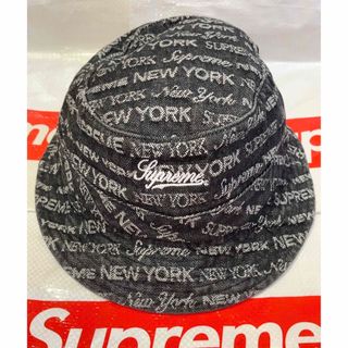 シュプリーム(Supreme)のSupreme MultiType Jacquard Denim Crusher(ハット)