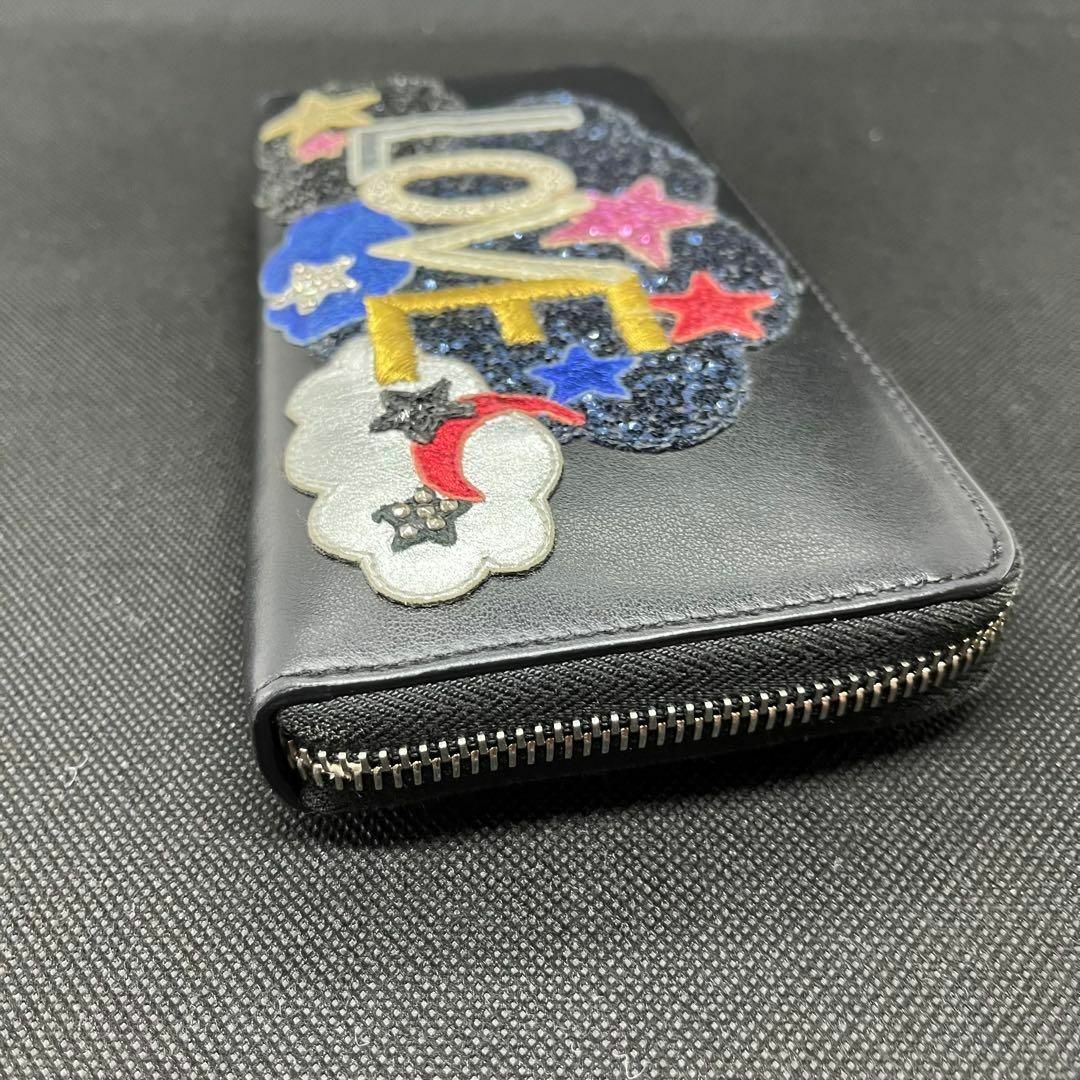 SAINT LAURENT PARIS LOVE 長財布 ラウンドファスナー