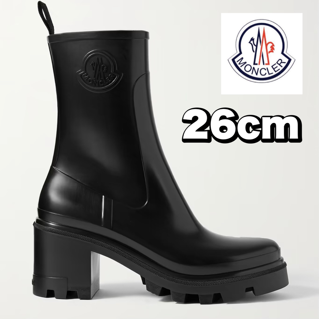 新品未使用【MONCLER】LOFTGRIP RUBBER RAIN BOOTS