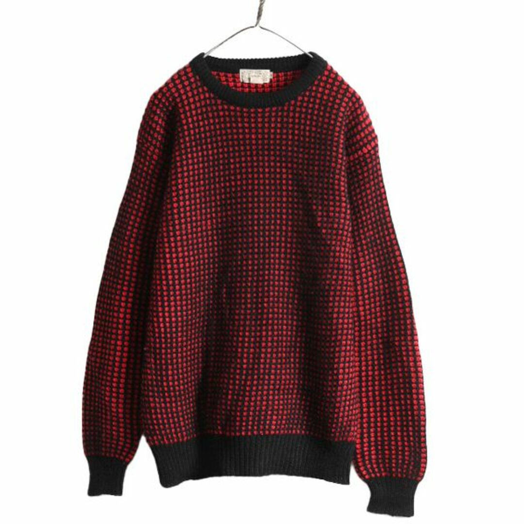 80s Bloomingdale's ウール ニット セーター M ヴィンテージの 80s Bloomingdale's ウール ニット セーター M ヴィンテージの