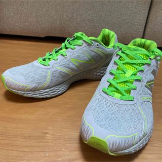 ニューバランス(New Balance)の美品　ニューバランス　M980GS スニーカー　メンズ　グレー(スニーカー)