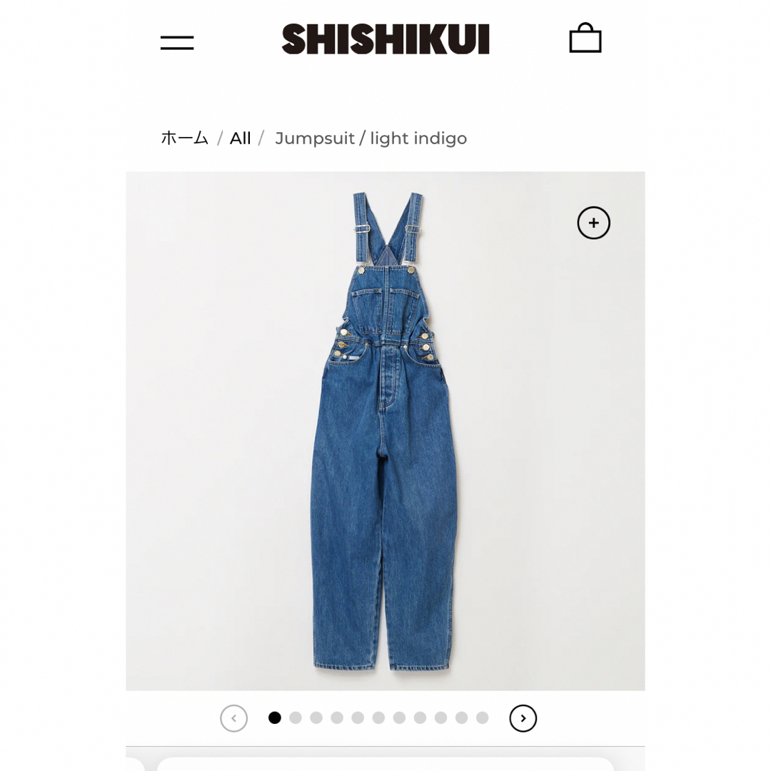 Ron Herman(ロンハーマン)のTHE SHISHIKUI シシクイ ジャンプスーツ レディースのパンツ(サロペット/オーバーオール)の商品写真