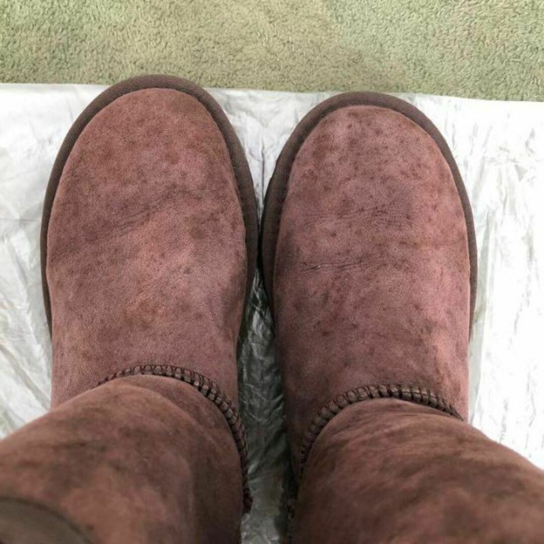 UGG - UGGアグ ムートンブーツ ロングブーツ ブラウン茶色 24cmの通販