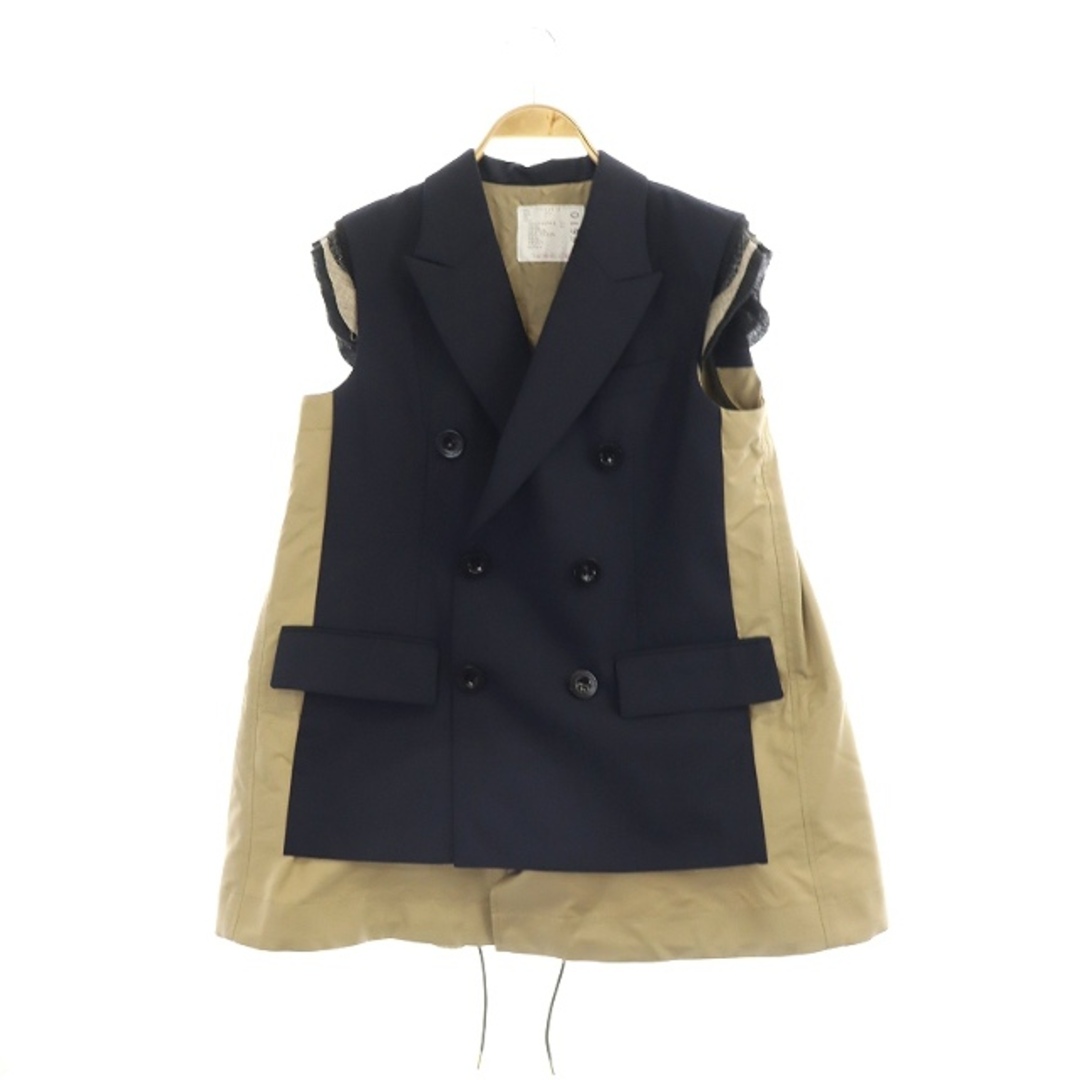 今季sacai 2023AW suiting mix vest 1