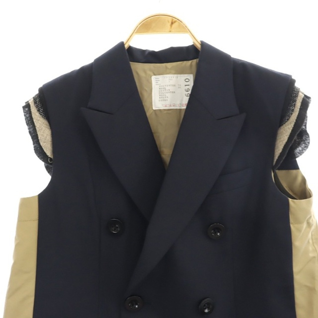 今季sacai 2023AW suiting mix vest 1