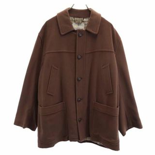 近年モデル Aquascutum ステンカラーコート カシミヤ混 ライナー 取外