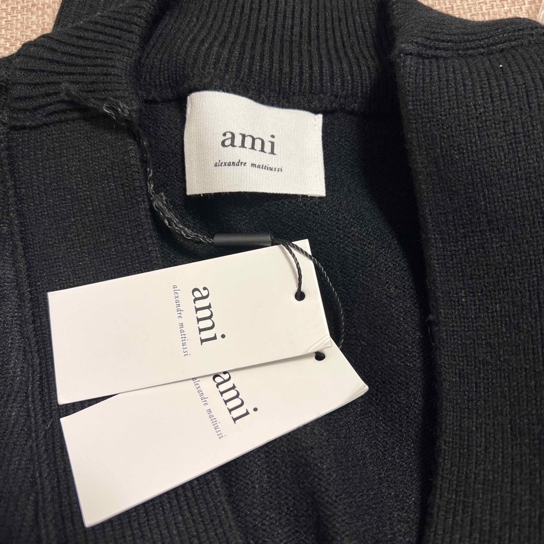 ami - アミパリス amiparis ニットカーディガン 黒XLの通販 by フゥ
