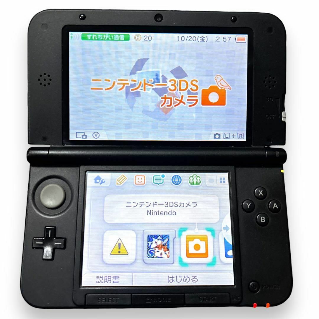 任天堂3DS LL 本体レッド×ブラック　おまけソフト付き