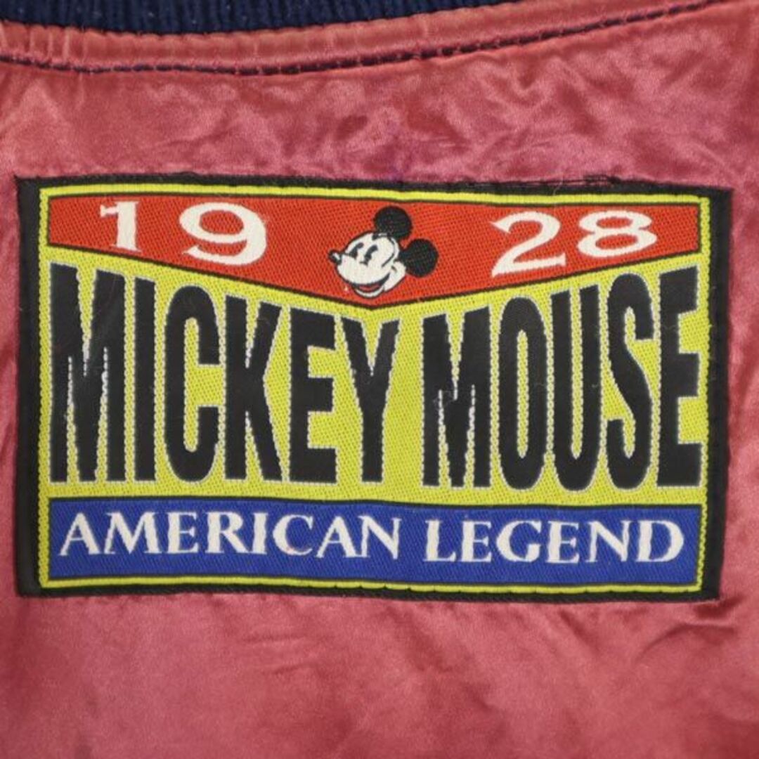 Mickey Mouse ミッキーマウス スタジャン 刺繍ロゴ90s