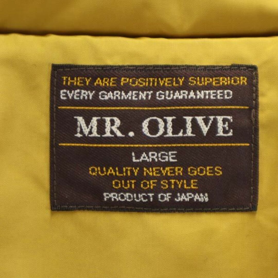 Mr.OLIVE(ミスターオリーブ)のミスターオリーブ 日本製 長袖 中綿ジャケット L マスタード MR.OLIVE メンズ 古着 【231024】 メンズのジャケット/アウター(ダウンジャケット)の商品写真