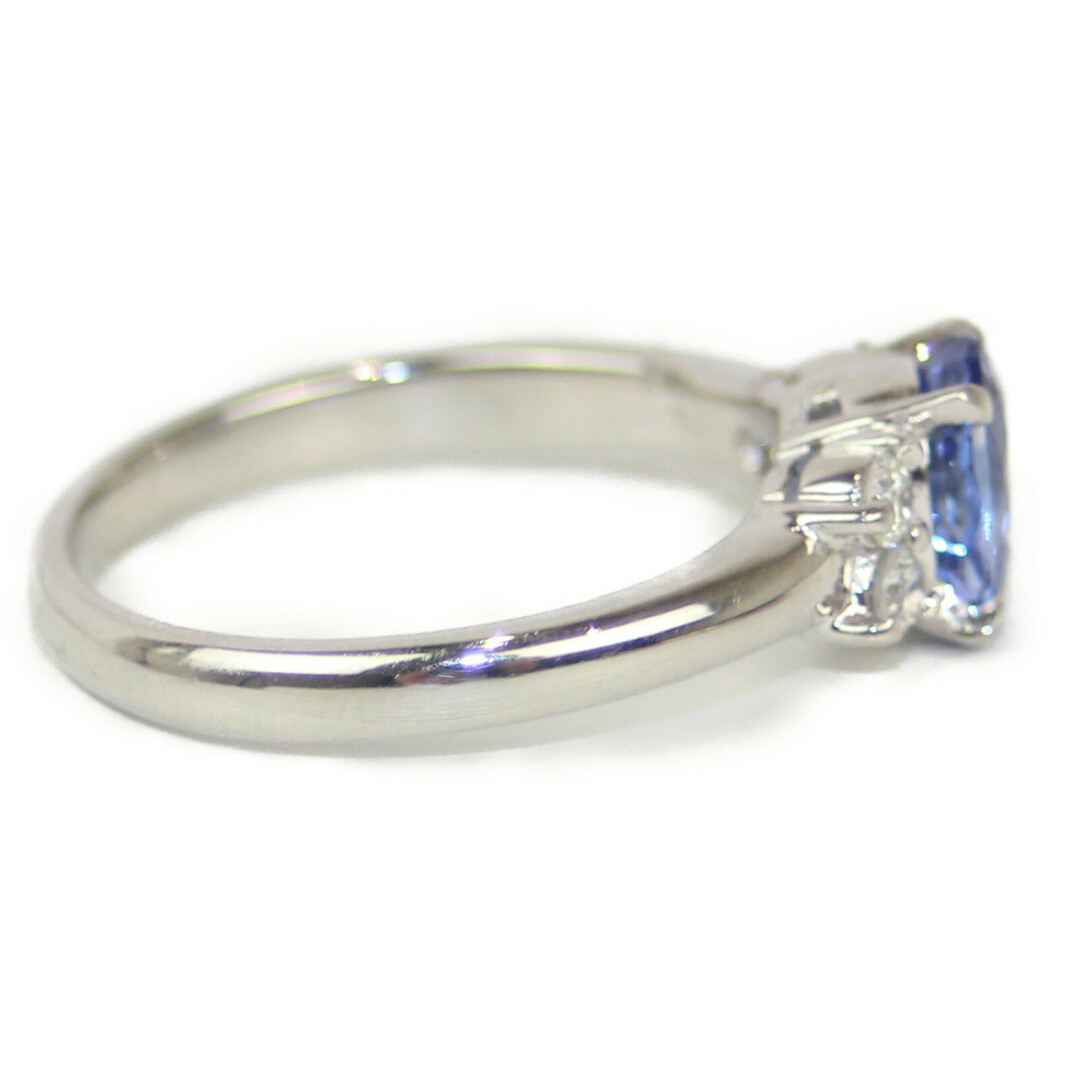 S1.25ct D0.2ctリング Pt900 サファイア ダイヤモンド 5.19g レディース メンズ ウィメンズ ジュエリー 記念 プレゼント 贈り物　指輪 松前R56号店