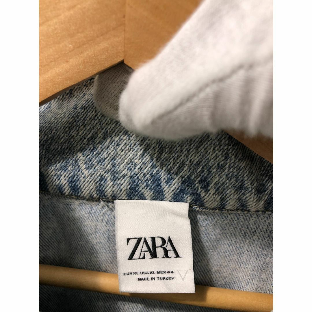010142○ ZARA ハーフジップ デニム プルオーバー XL の通販 by 010142○ ZARA ハーフジップ デニム プルオーバー XL の通販 by