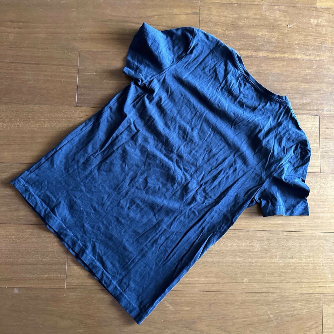 ZARA(ザラ)のZARA ポケット逆についてるオシャレTシャツ　紺　S メンズのトップス(Tシャツ/カットソー(半袖/袖なし))の商品写真