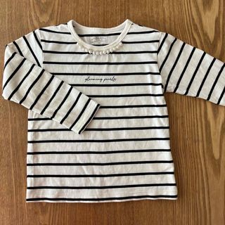 グローバルワーク(GLOBAL WORK)のグローバルワーク　ボーダー　トップス　長袖　110(Tシャツ/カットソー)