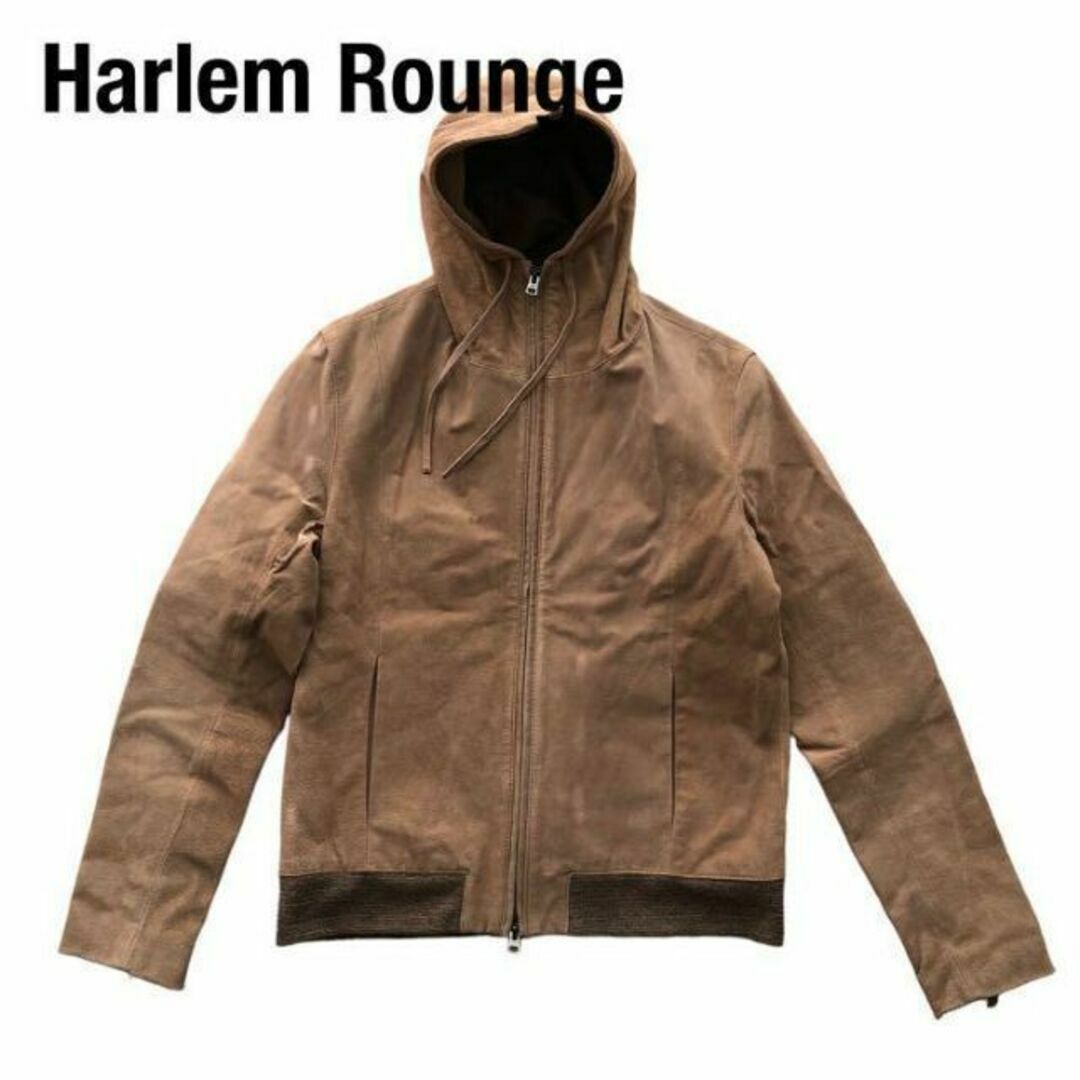 Harlem Roungeハーレムラウンジ　スエードパーカー　ベージュ