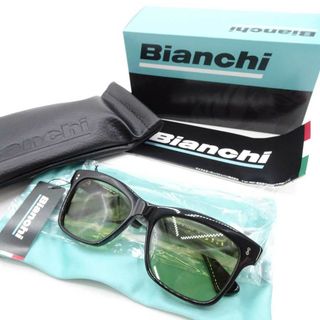 ビアンキ(Bianchi)の【未使用】ビアンキ ハンドメイドサングラス ブラック/グリーン JP213S2901BKGR0 メンズ Bianchi(その他)