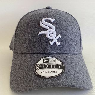 ニューエラー(NEW ERA)の【新品】ニューエラ MLB シカゴ ホワイトソックス ライトグレー（メルトン生地(キャップ)