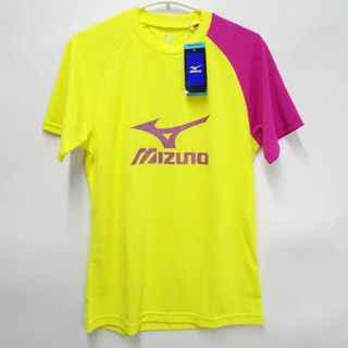 ミズノ(MIZUNO)の【未使用】ミズノ 半袖シャツ プラクテスシャツ Tシャツ S ブレイジングイエロー 72JA7X1545 メンズ スポーツウェア(その他)