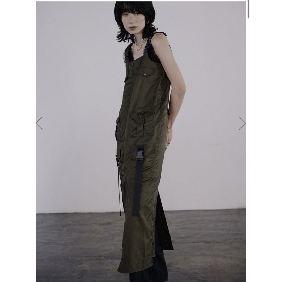 ameriAmeri MILITARY WORK I LINE DRESS - ロングワンピース/マキシ