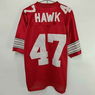 オハイオ州立大学バックアイズ アメフト ジャージ ユニフォーム #47 AJ HAWK ホーク M メンズ LEGEND(アメリカンフットボール)