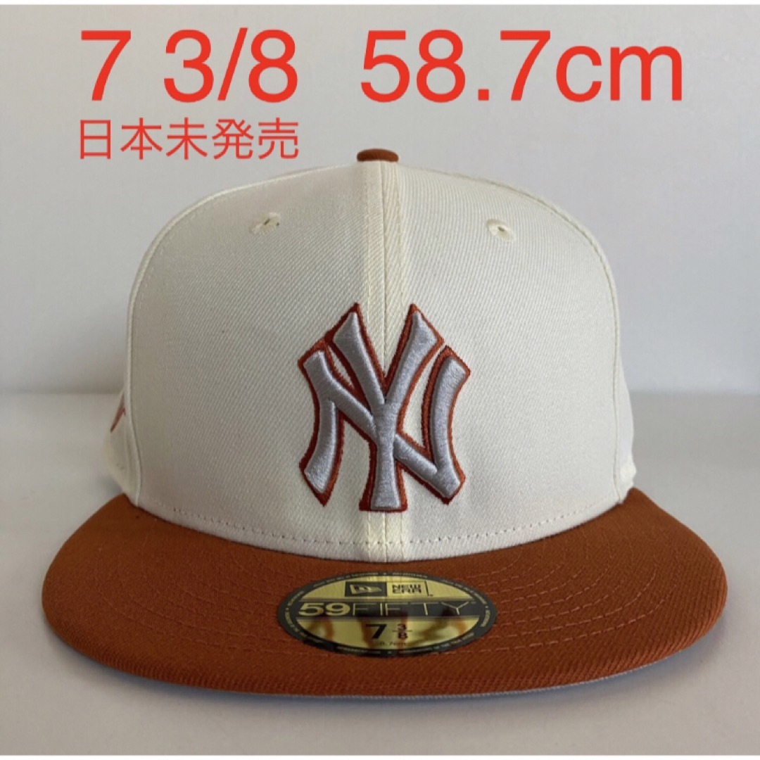 ツバ裏グレー New Era Cap 3/8 ヤンキース ニューエラ キャップメンズ