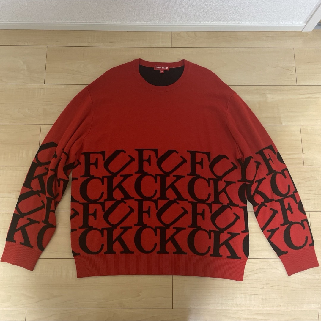 Supreme - Supreme Fuck Sweater シュプリーム セーター ニット XLの
