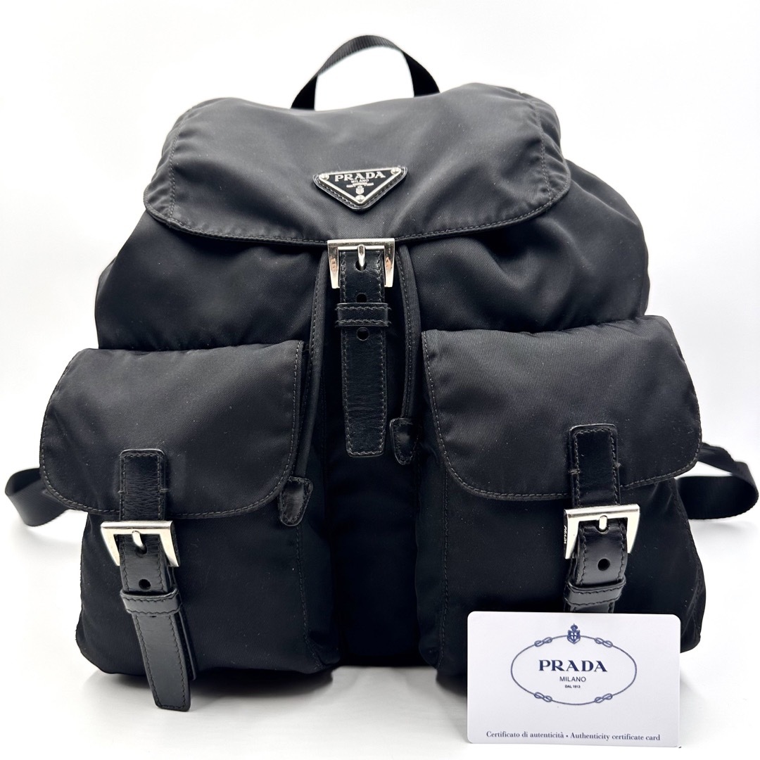 PRADA - ✨極上美品✨プラダ リュック バックパック 三角ロゴプレート