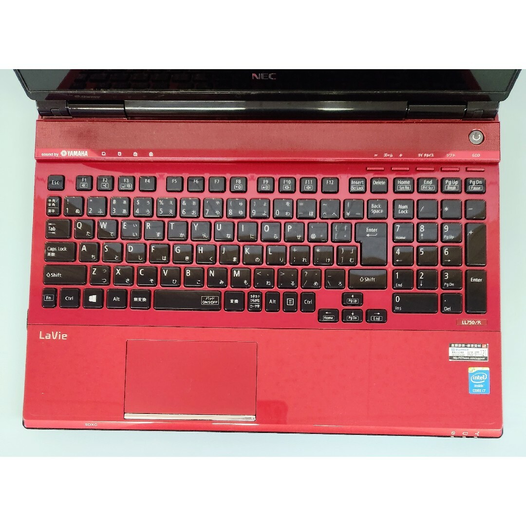 高スペックNEC LL750/高速i7/新品SSD/Office/ノートパソコン