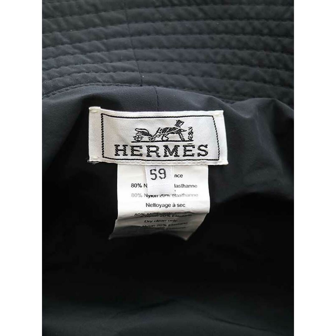 Hermes(エルメス)のHERMES エルメス 22AW Bob Ethan イーサン リバーシブルバケットハット バイカラー 59 メンズの帽子(その他)の商品写真