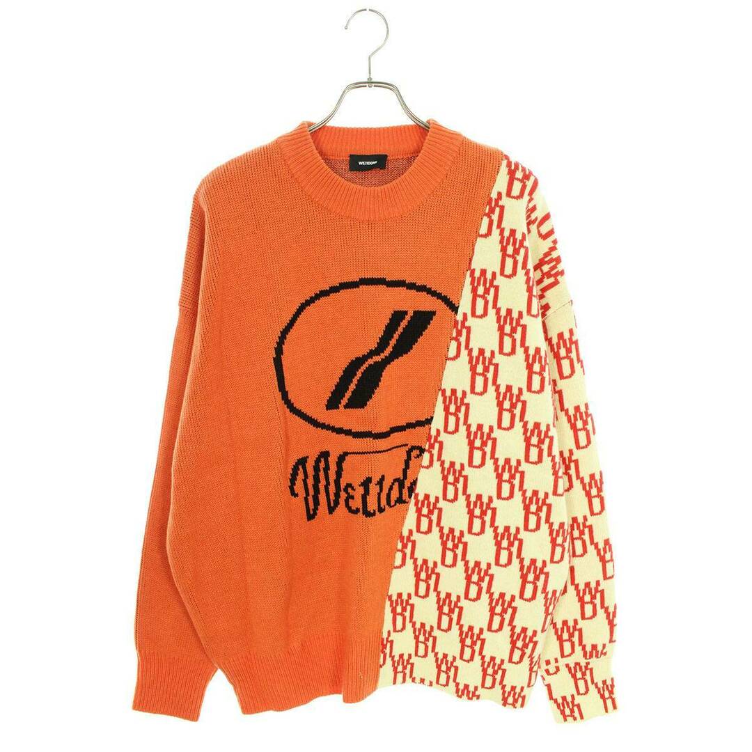 ウェルダン We11Done  22SS  WD1 Graphic MIX LOGO SWEATER WD-KT1-22-638-U-OR グラフィックミックスロゴニット メンズ S