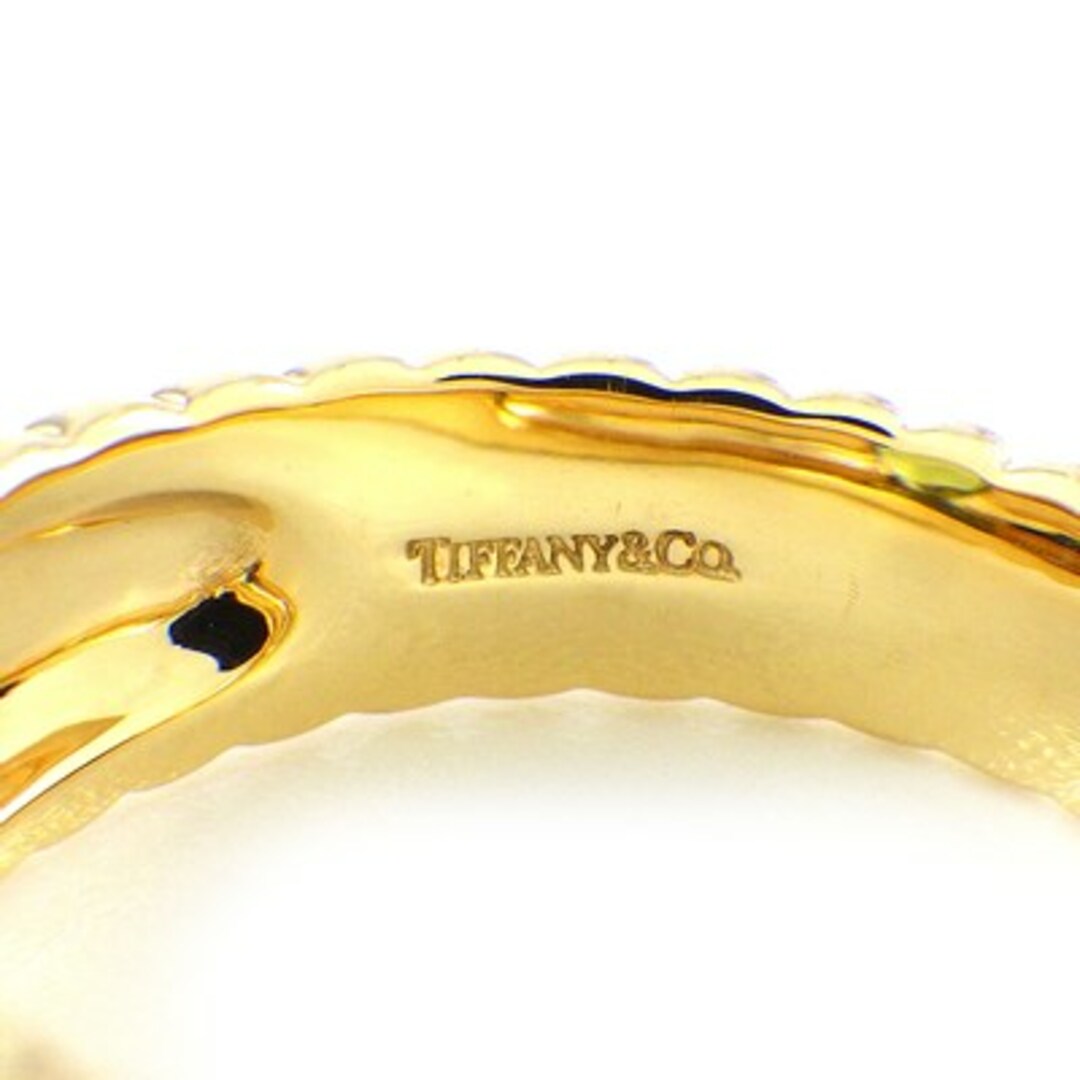 Tiffany & Co.(ティファニー)のティファニー Tiffany & Co. リング フレンドシップ 1ポイント ハートシェイプ ペリドット K18YG 12.5号 【中古】 レディースのアクセサリー(リング(指輪))の商品写真